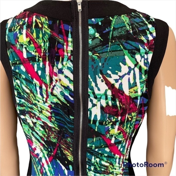 MAGGY LONDON SLEEVELESS SHEATH DRESS SIZE 4 - Picture 4 of 9